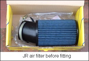 JR air filter before fitting