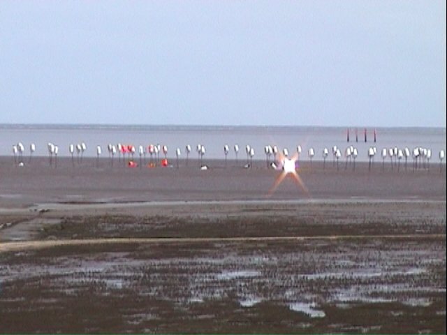 Practice bomb from Jaguar GR4 hitting target 5