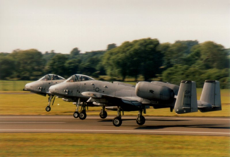 USAF A-10A Thunderbolt IIs