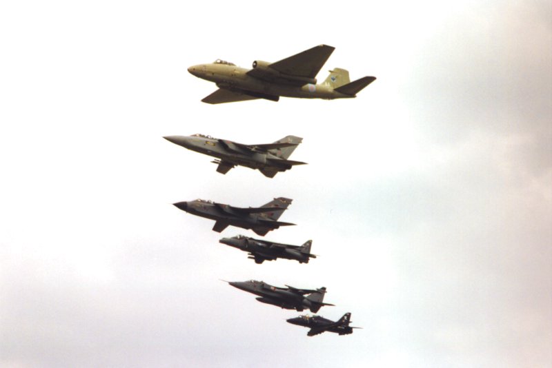 RAF modern era flypast