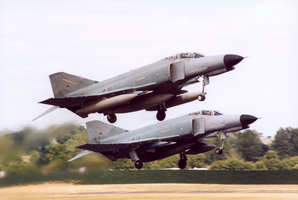 German Air Force F-4F Phantom II pair